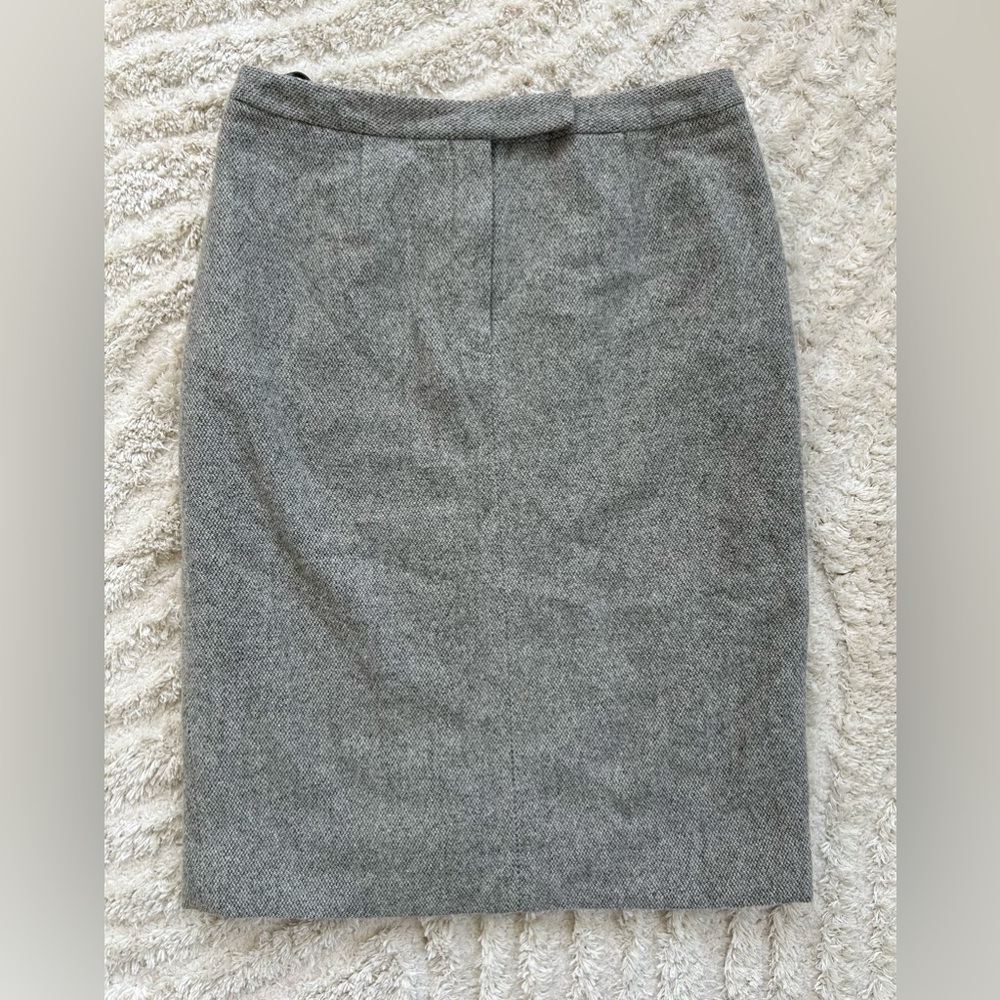 Ralph Lauren Classic Gray Pencil Skirt